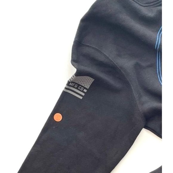 HOWITZER MENS BLUE 'BACK THE BLUE' DISTRESSED GAPHIC HOODIE - NWOT - - Picture 9 of 9